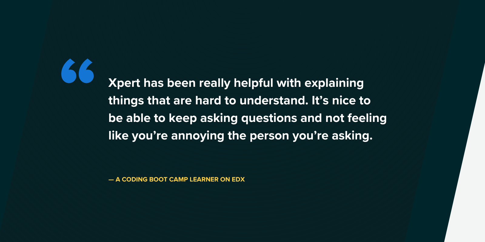 AI quote - BOOT CAMP LEARNER - XPERT