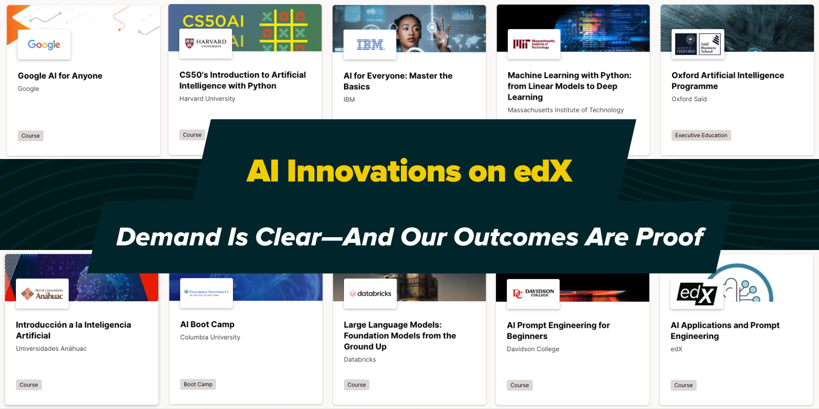 With Our AI Innovations on edX, Demand Is Clear—and Our Outcomes Are Proof